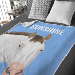 Custom Drawn Horse Blanket 3