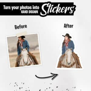 Custom Pet Horse Stickers 3