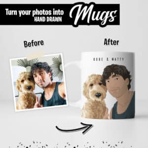 Personalized Dog and Owner Mug 4